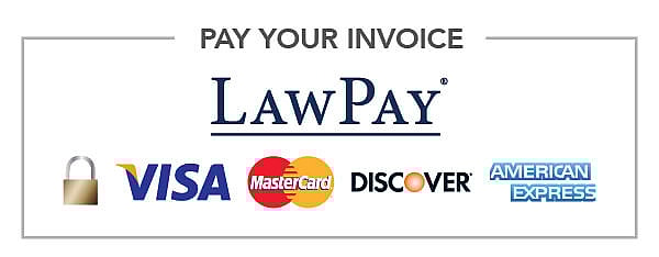 Pay your invoice with LawPay - accepts Visa, Mastercard, Discover, American Express credit cards securely.